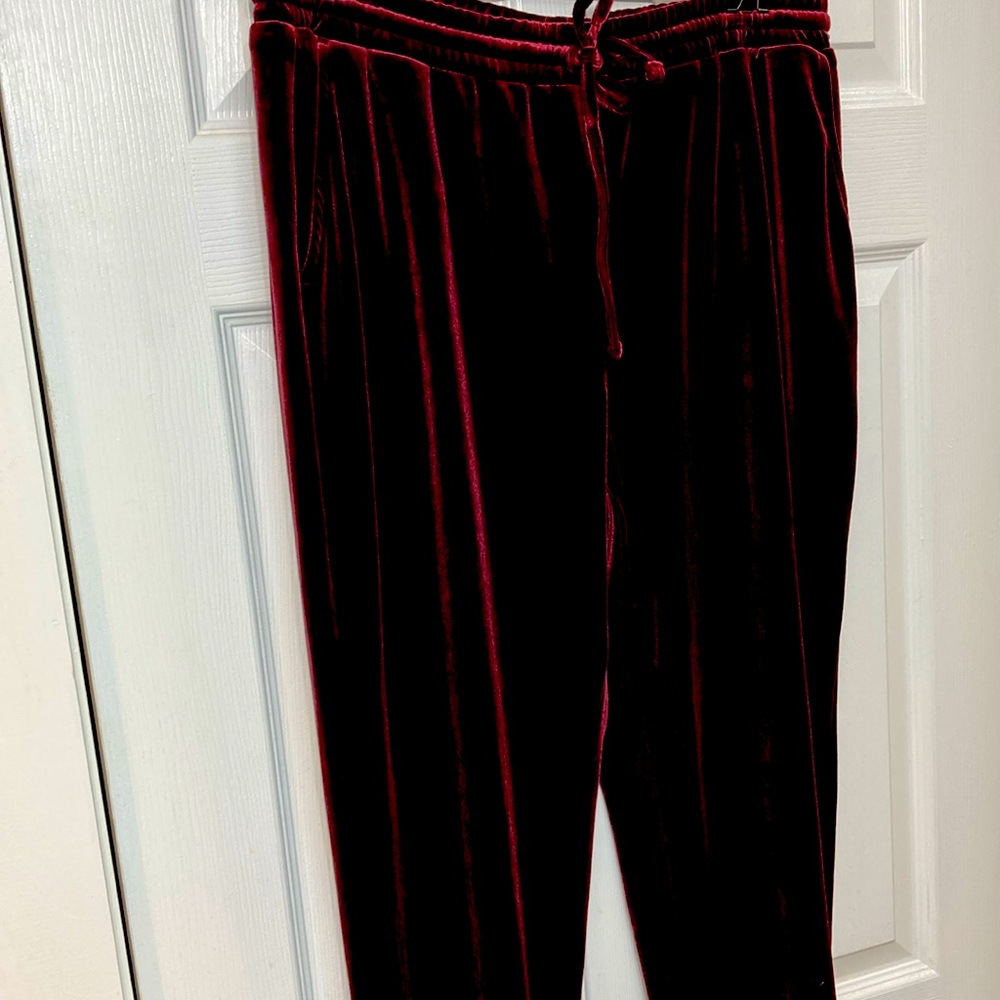 NWT Women’s casual pants size L ‘A New Day’ beautiful burgundy color
